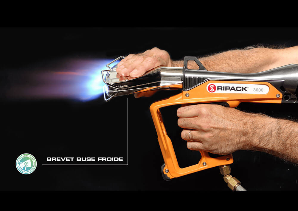 Pistolet thermo - Ripack 3000 - Alphatex - Fabricant filets, films et bâches