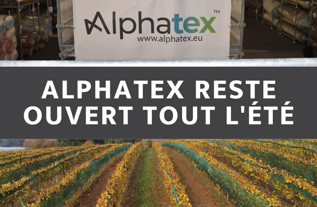 Alphatex reste ouvert tout l'été 2022
