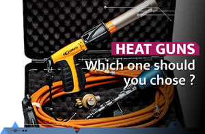 Heat gun for heat shrink wrap
