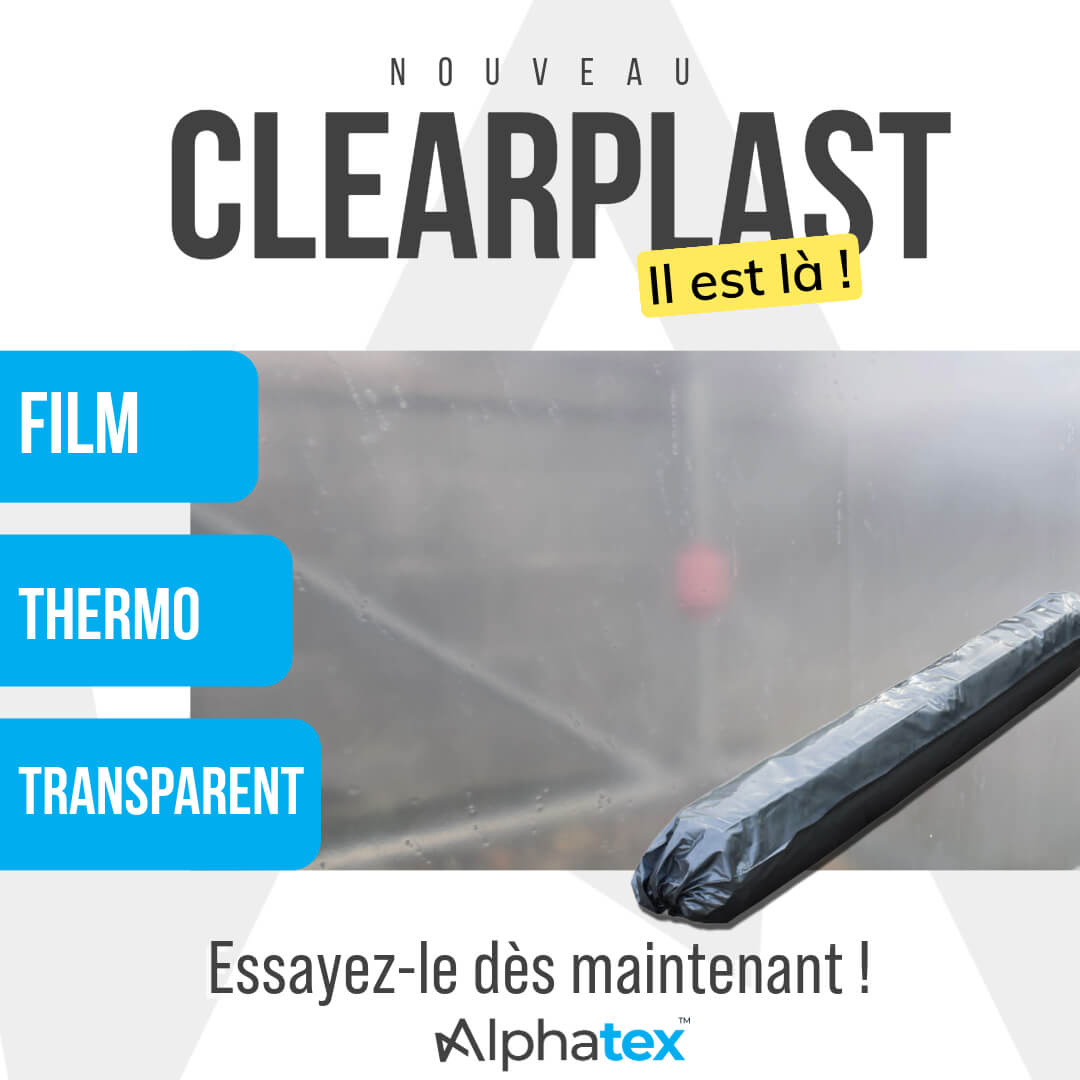 Clearplast, film thermo-rétractable transparent d'Alphatex