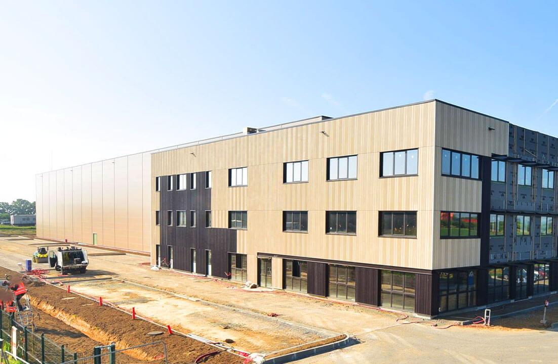 Nouveau bâtiment d'Alphatex