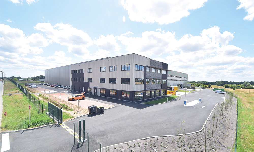 Avancées du chantier d'Alphatex à Bolbec