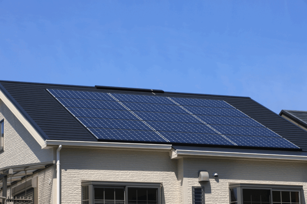 panneaux photovoltaïques sur toiture