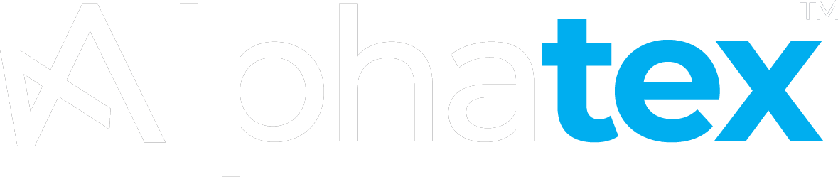 Logo Alphatex Blanc