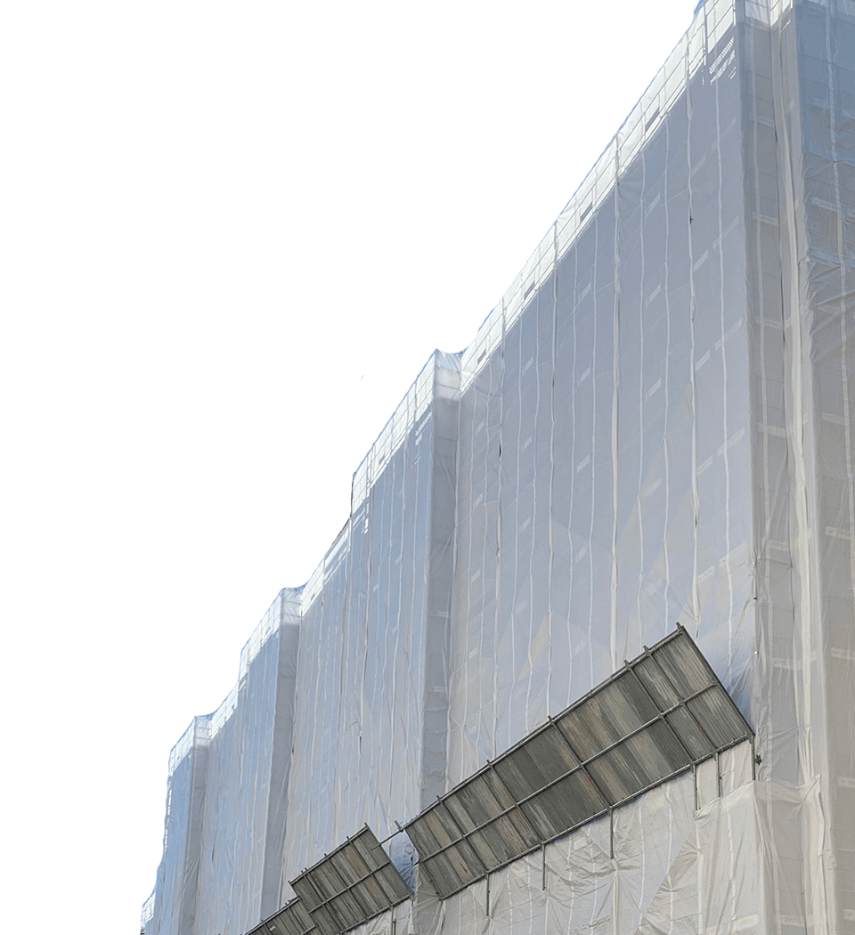 Bâches d'échafaudages